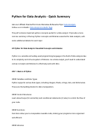 Python for Data Analysts - Quick Summary (1).pdf
